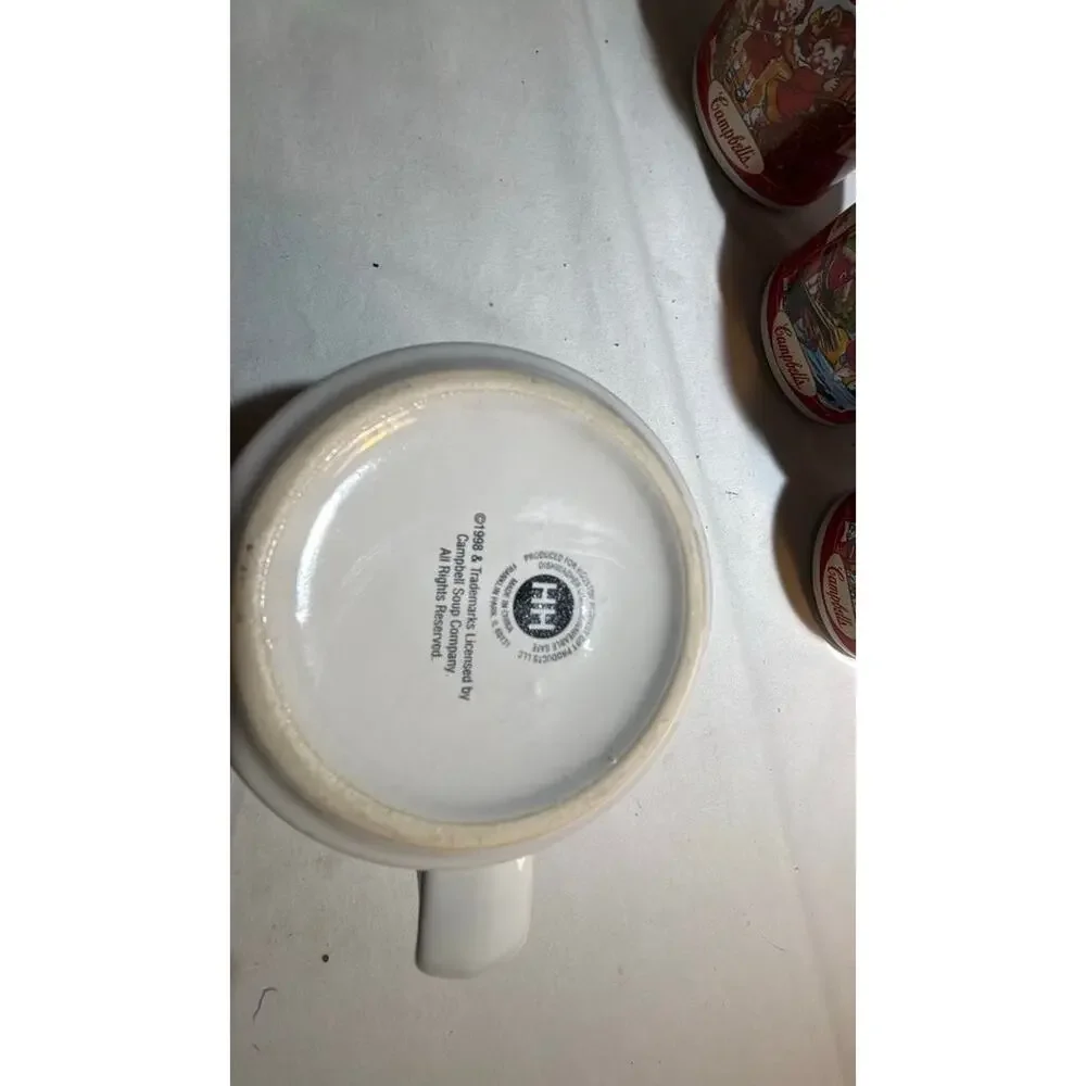 Set of Campbell's Soup Kids Ceramic Mugs Set Of 6